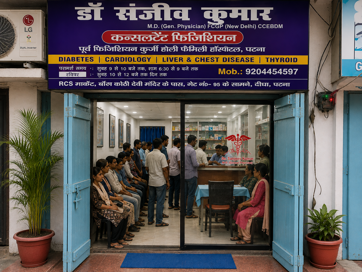 Positive Health Care Patna clinic office